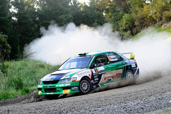 Hayden Paddon and John Kennard in action on the one-day Rally Wairarapa, on their way to winning their third New Zealand Rally Championship title.